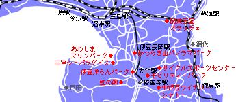 伊豆半島地図メニュー